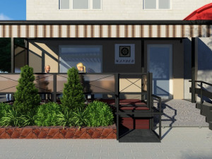 Cafe 3D Модель