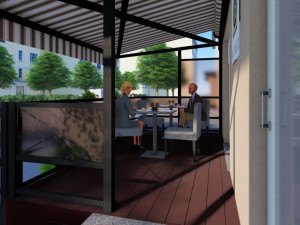 Cafe 3D Модель