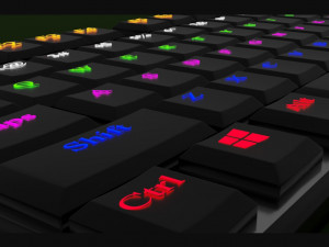 Keyboard and mouse 3D Модель