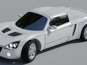 Lykanhypersport and Opel Speedster Modèle 3D