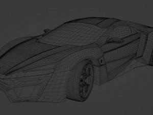Lykanhypersport and Opel Speedster Modèle 3D