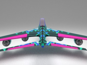 Stunt jet and helicopter Modelo 3D
