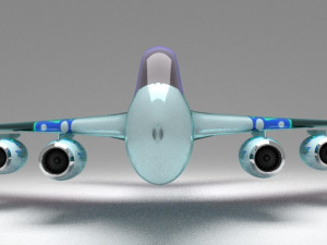 Stunt jet and helicopter Modelo 3D