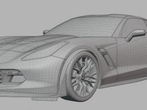 Chevrolet Corvette Z06 C7R Edition Modelo 3D