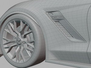 Chevrolet Corvette Z06 C7R Edition Modelo 3D