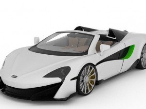 Mclaren 600 lt low-poly Model 3D