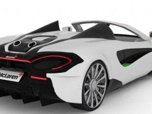 Mclaren 600 lt low-poly Modello 3D