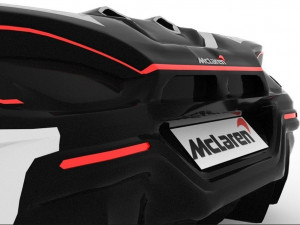 Mclaren 600 lt low-poly Modello 3D