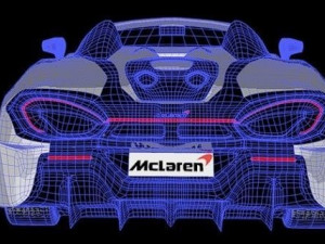 Mclaren 600 lt low-poly Modello 3D
