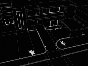 Modren Luxury House low-poly Modèle 3D