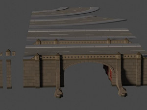 Low Poly Bridges PBR - Unreal low-poly 3Dモデル