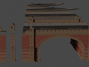 Low Poly Bridges PBR - Unreal low-poly 3Dモデル