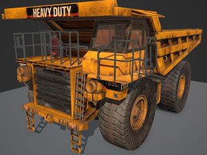 Caterpillar 789c low-poly 3D Модель