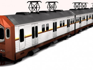 ELECTRIC TRAIN low-poly 3D 模型