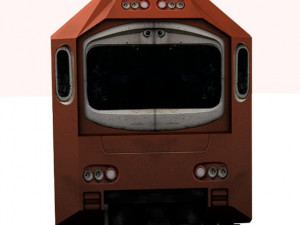 ELECTRIC TRAIN low-poly 3D 模型