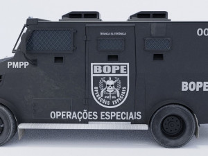 Blindado BOPE low-poly Model 3D