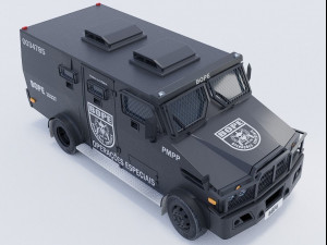 Blindado BOPE low-poly Model 3D