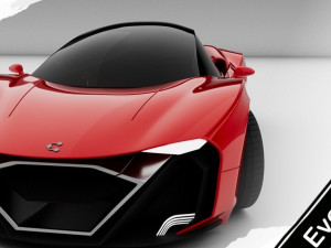 Royal Evo 2000 low-poly 3D Модель