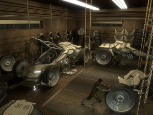 Futuristic Car Game-Ready low-poly Modello 3D