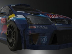 Volkswagen Polo WRC low-poly Modelo 3D