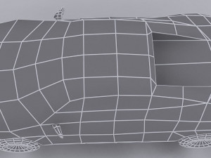 Audi R8 Low Poly low-poly 3D Model