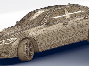 Car 3 Series low-poly 3D Model
