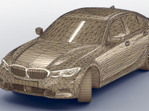 Car 3 Series low-poly 3D Model