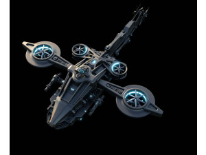 SCI fi helicopter 3Dモデル