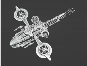 SCI fi helicopter 3D Model