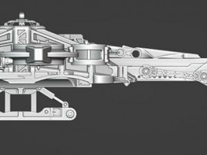 SCI fi helicopter 3D Model