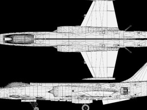 F104G starfighter fighter jet 3D Model