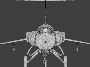F104G starfighter fighter jet 3D Model