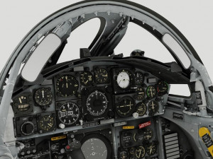 F104G starfighter fighter jet 3D Model