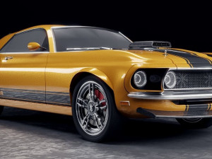 Boss 302 1969 Modelo 3D