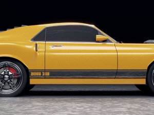 Boss 302 1969 Model 3D