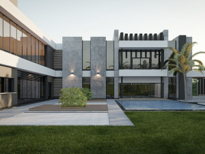 Modern House - villa 3D Model