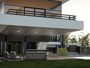 Modern House - villa 3Dモデル