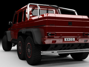 Brabus G63 6x6 3D Модель