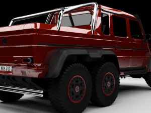 Brabus G63 6x6 3D Модель