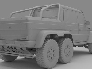 Brabus G63 6x6 3D Модель