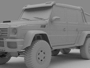 Brabus G63 6x6 3D Модель