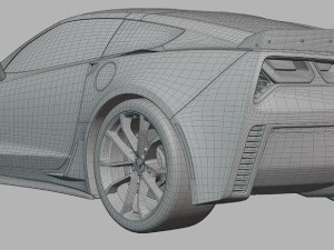 Chevrolet Corvette Carbon 65 Edition Modelo 3D