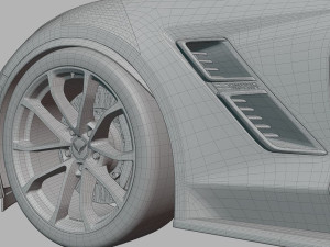 Chevrolet Corvette Carbon 65 Edition Modelo 3D