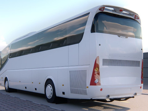 Bus irizar i6 medium poly 2011 Free low-poly 3D Model