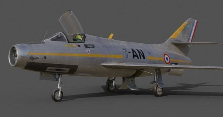 MYSTERE IV N 117 Provence Nancy Modelo 3D .c4d .max .obj .3ds .fbx .stl .blend 