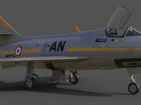 MYSTERE IV N 117 Provence Nancy Modelo 3D