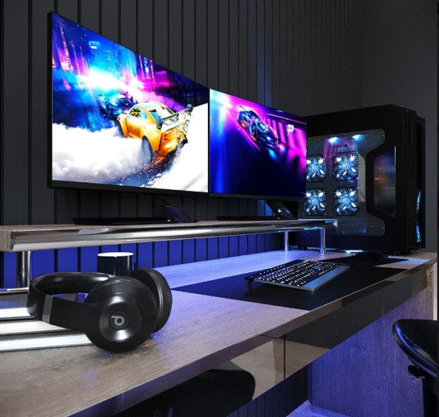 Gaming furniture set 3D Modell .c4d .max .obj .3ds .fbx .stl .blend