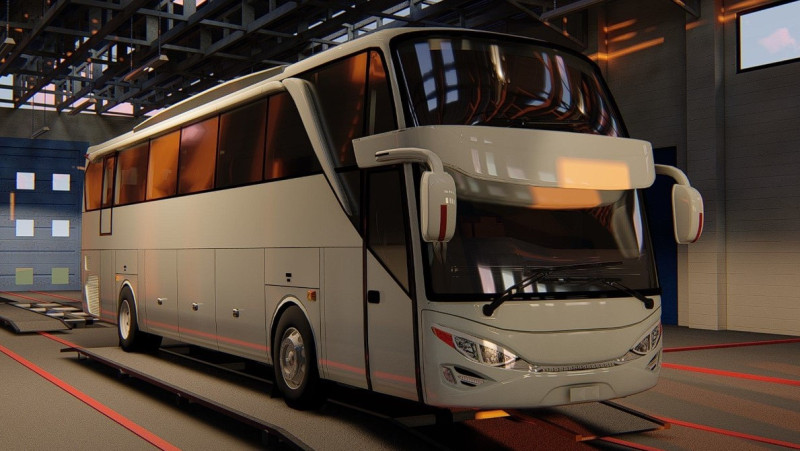 Indonesian Bus AdiPutro JetBus 3D Model .c4d .max .obj .3ds .fbx .stl .blend 