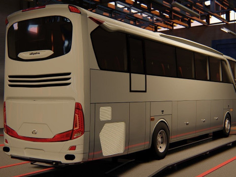 Indonesian Bus AdiPutro JetBus 3D Model
