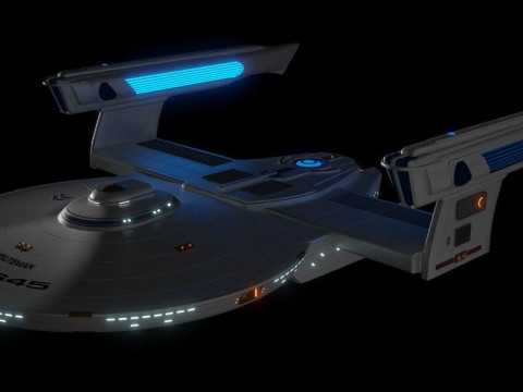 Minute-Man Class Frigate TMP 3D Model